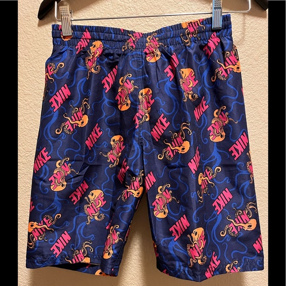 New Nike Octopus Swim Trunks Shorts Size L Kids - Picture 2 of 9